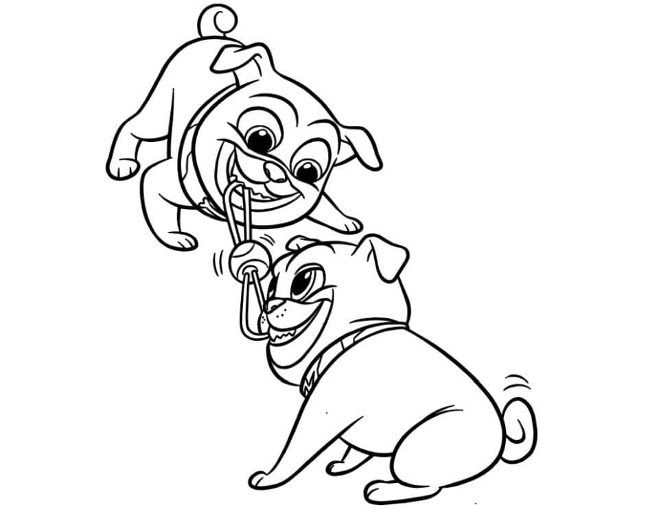 Puppy Dog Pals Coloring Pages Free Printable Coloring Pages For Kids