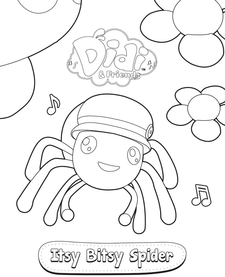 Bitsy Spider from Didi & Friends