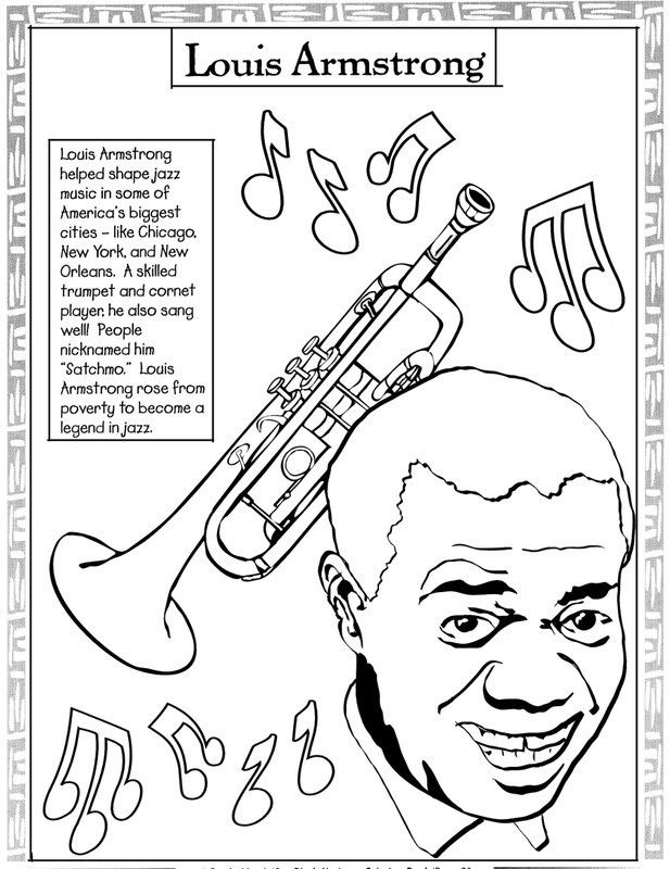 free primary black history coloring pages