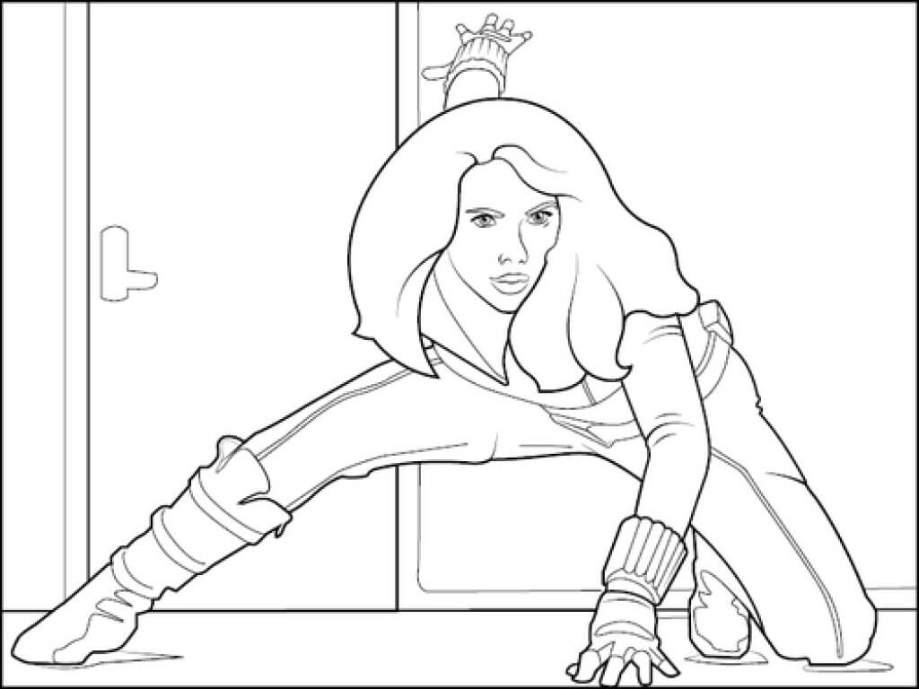 Black Widow Coloring Pages - Free Printable Coloring Pages for Kids