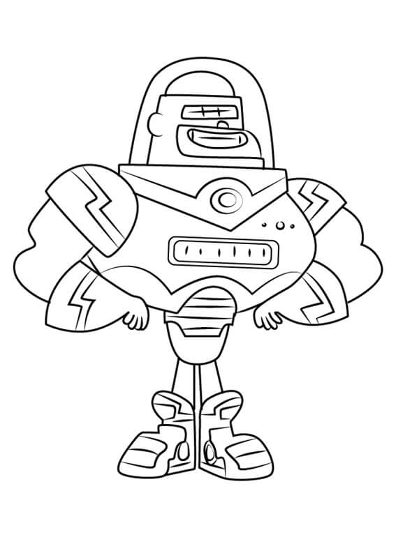 Blast Kapow from Looped Coloring Page - Free Printable Coloring Pages