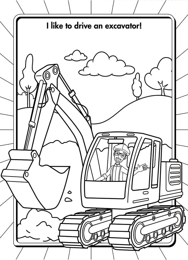 Blippi Coloring Page Free Printable Coloring Pages for Kids