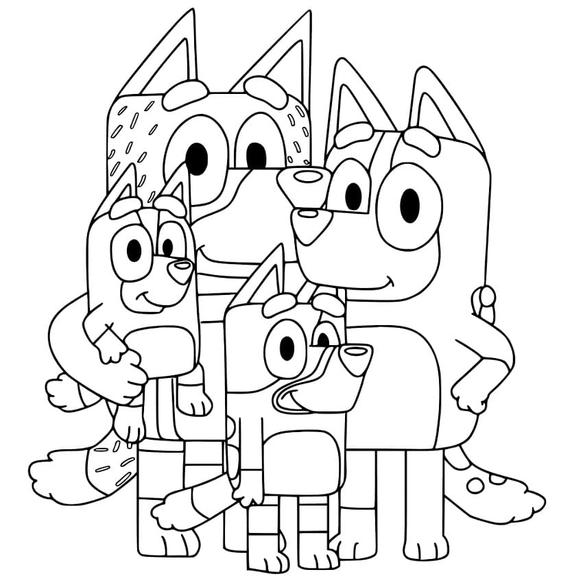 disney junior bluey coloring pages