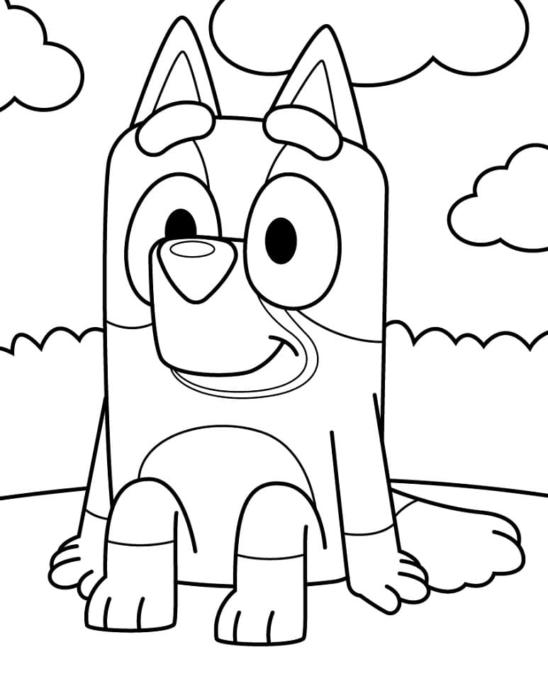 Bluey Coloring Page Free Printable Coloring Pages For Kids