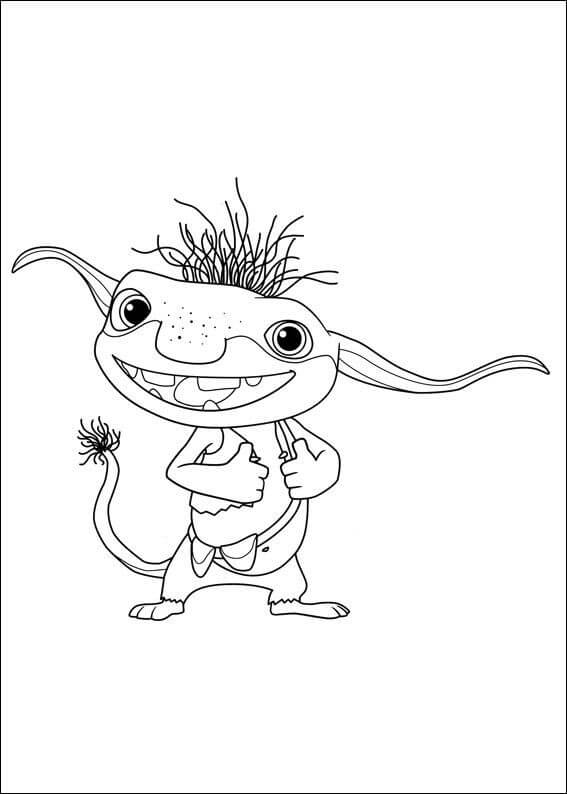 Libby Light Sprite from Wallykazam Coloring Page - Free Printable ...