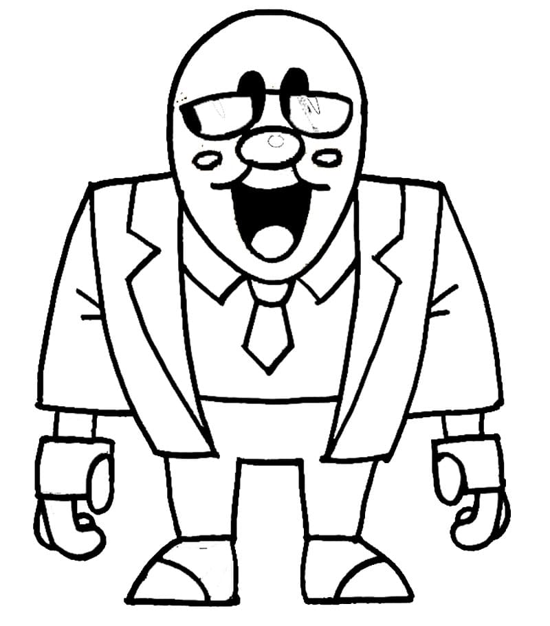 Boris from Ice Scream Coloring Page - Free Printable Coloring Pages for ...