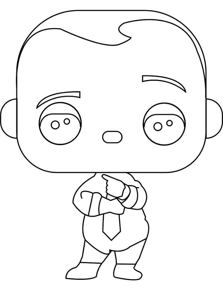 Boss Baby Funko Coloring Page Free Printable Coloring Pages For Kids
