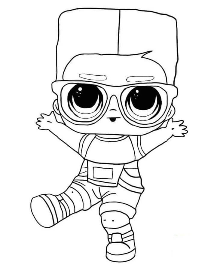 Baby Boy LOL Boys Coloring Page - Free Printable Coloring Pages for Kids
