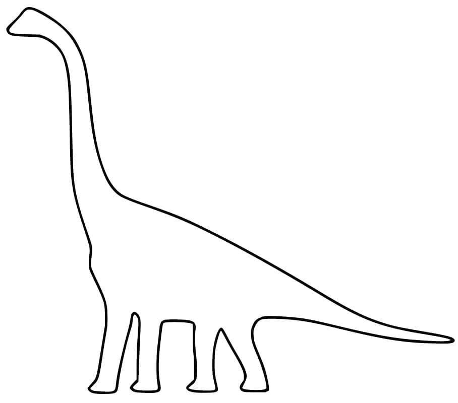 Brachiosaurus Outline