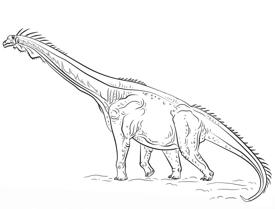 Brachiosaurus Walking
