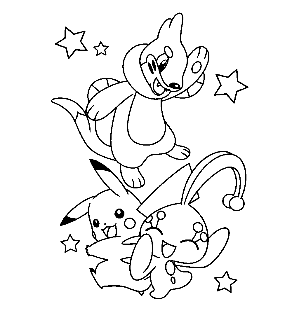 Buizel Coloring Pages - photo