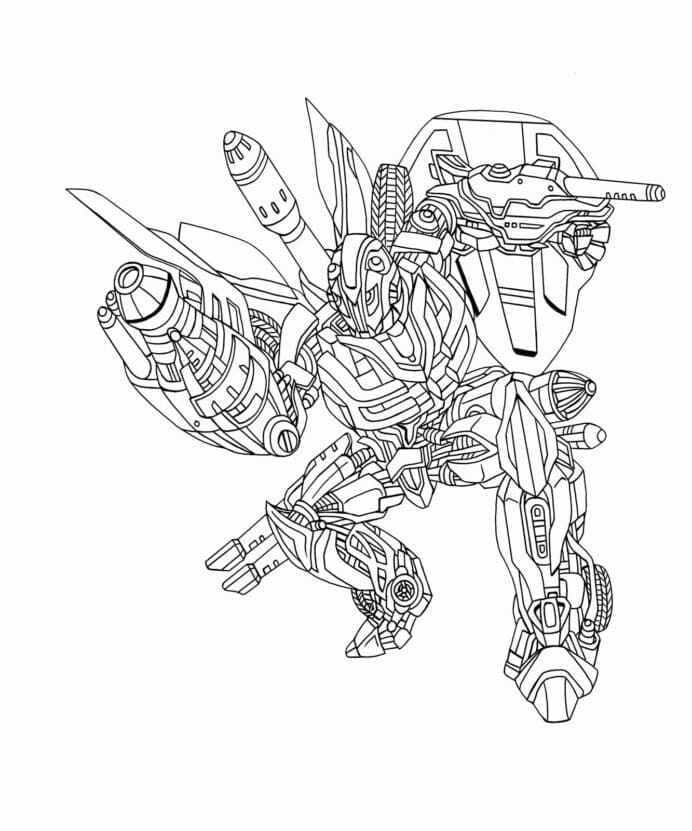 Bumblebee with Weapons