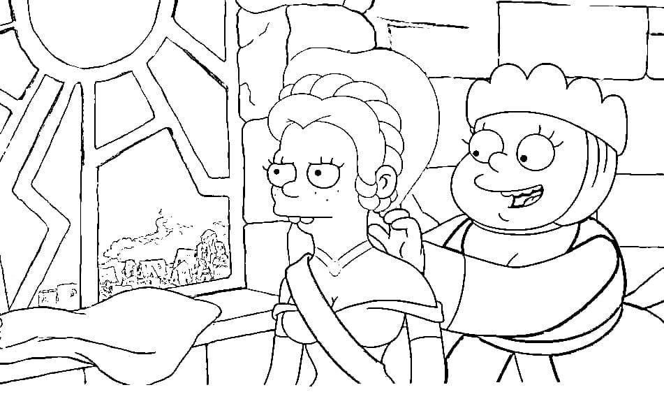 Disenchantment Printable Coloring Page - Free Printable Coloring Pages