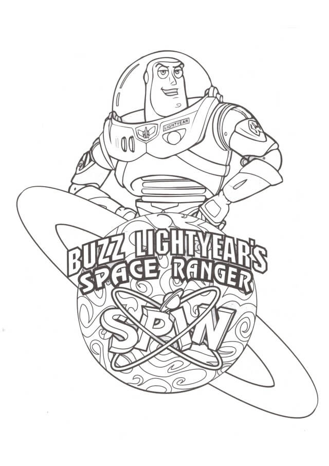 Buzz Lightyear 5 Coloring Page - Free Printable Coloring Pages for Kids