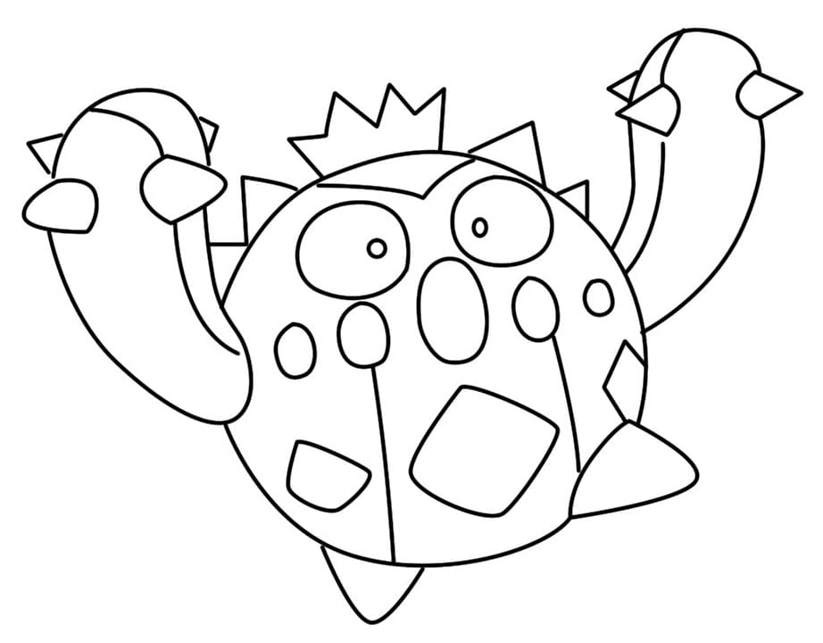 cacnea coloring page pdf pokemon