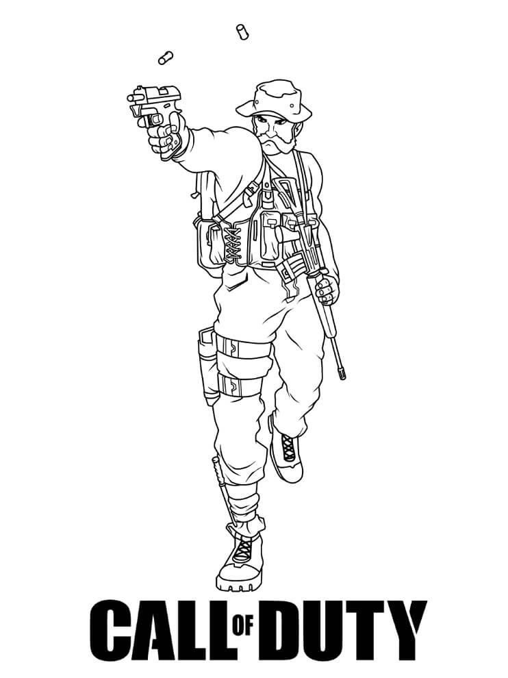 Call Of Duty Coloring Page Free Printable Coloring Pages For Kids