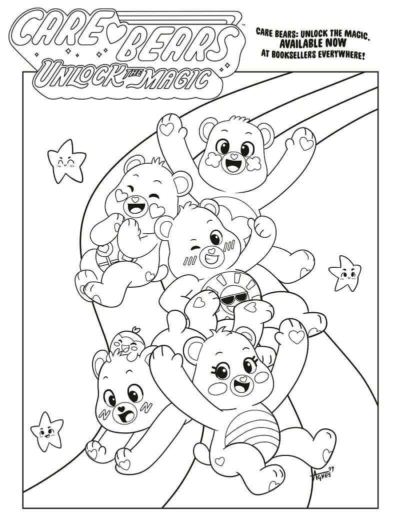 Care Bears Coloring Page   Free Printable Coloring Pages for Kids