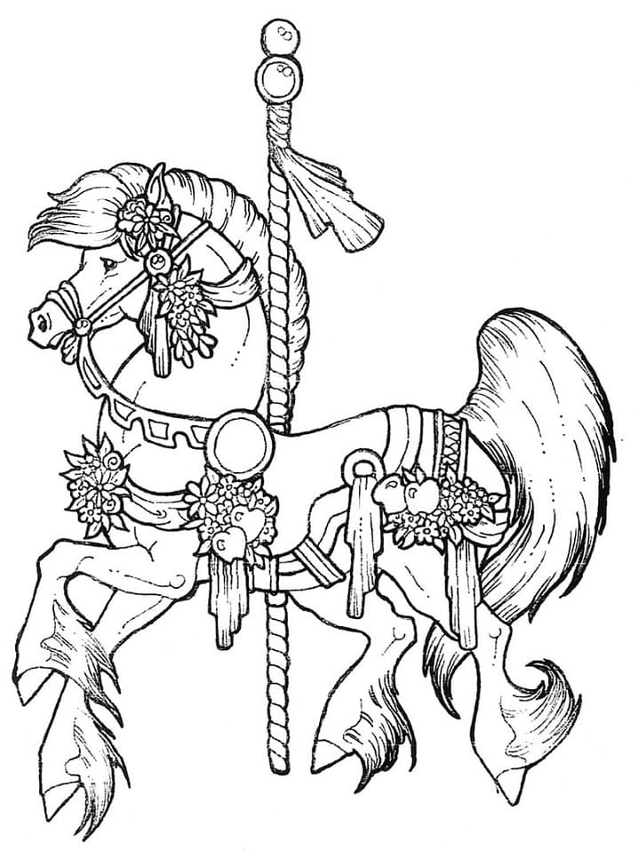 Carousel Coloring Pages Free Printable Coloring Pages For Kids