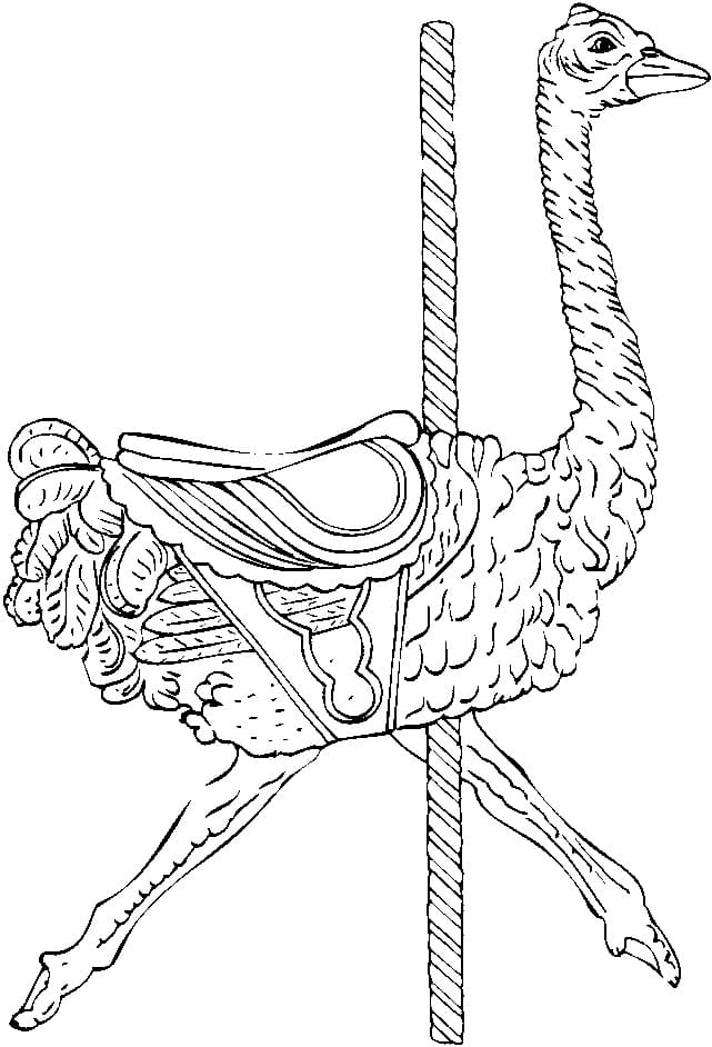 Carousel Ostrich