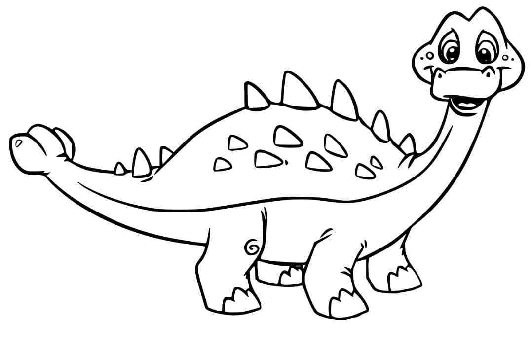 Cartoon Ankylosaurus