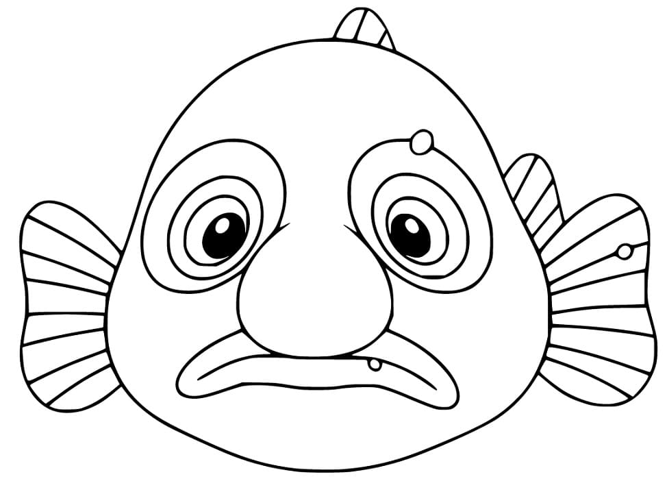 Cartoon Blobfish