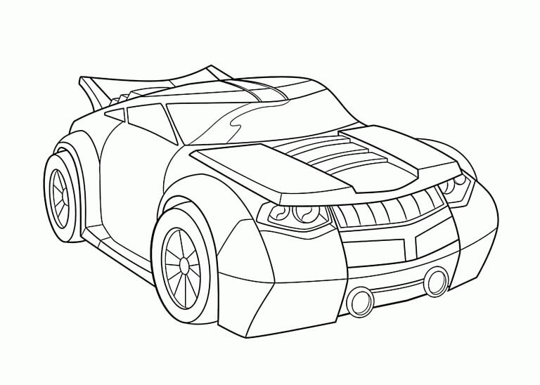 98 Transformers Coloring Pages Bumblebee Car Best