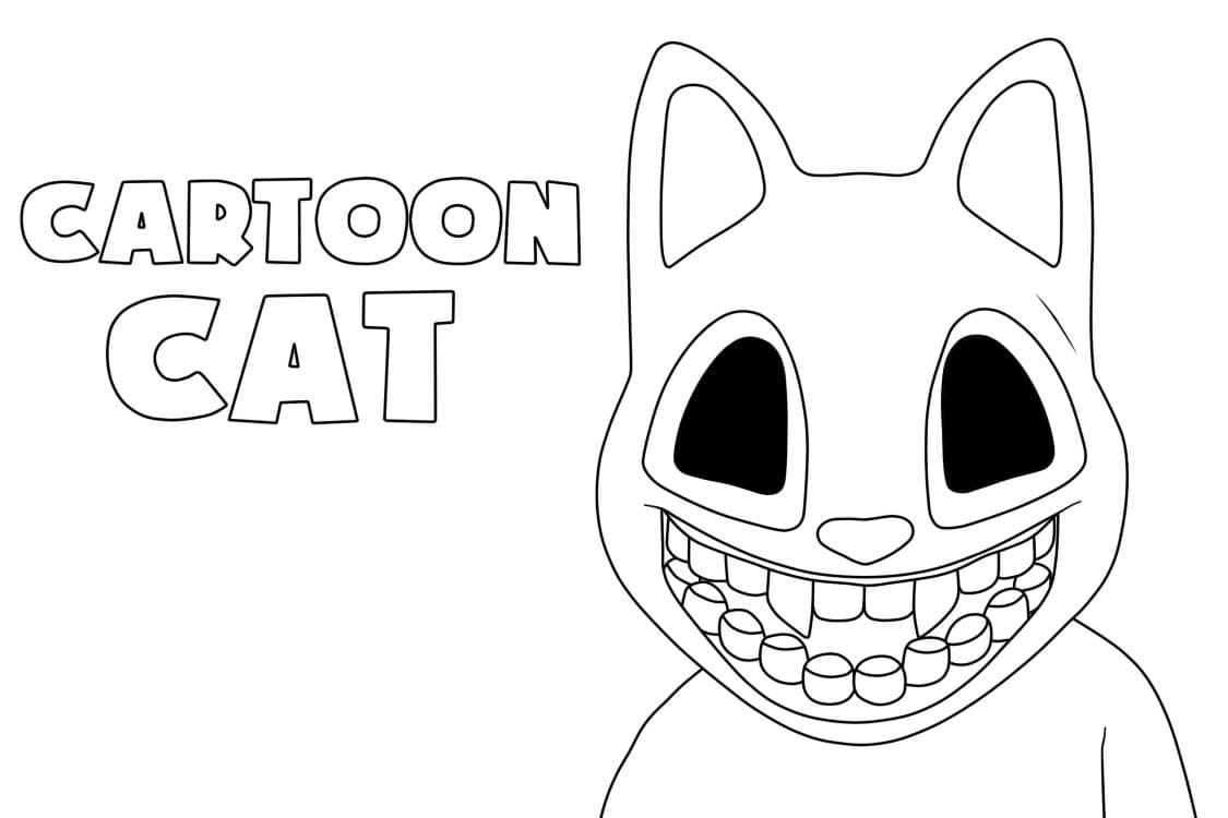 Cartoon Cat Smiling