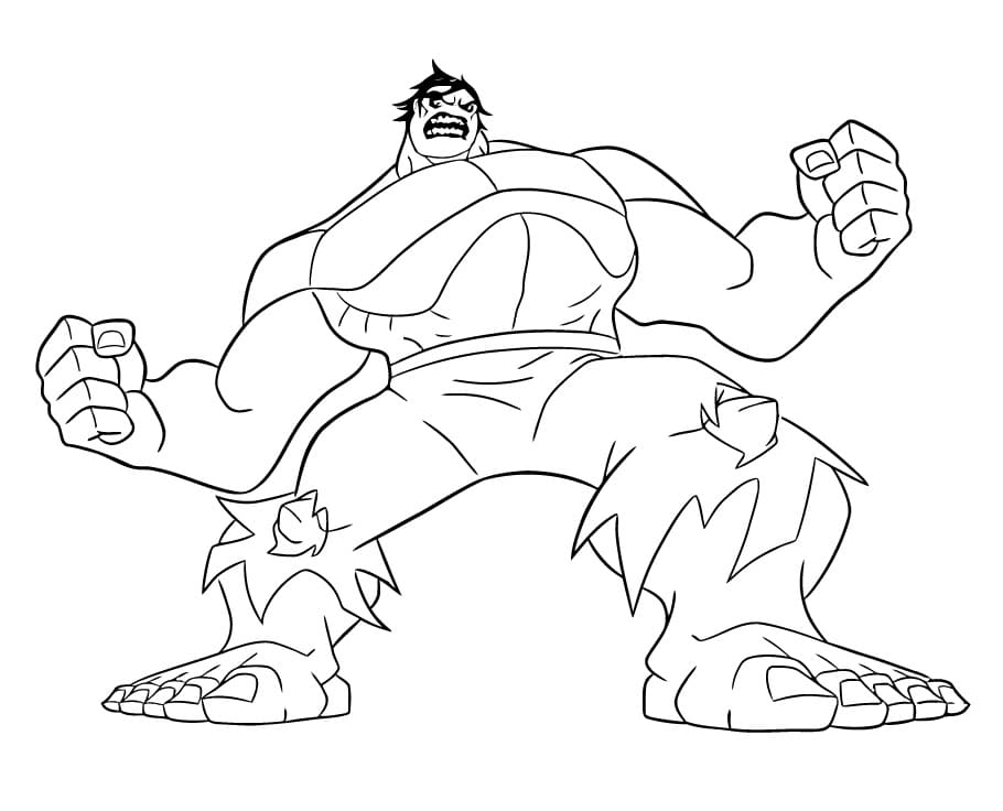 Cartoon Hulk