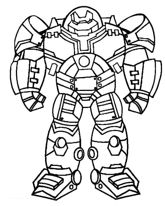 Hulkbuster Coloring Pages.