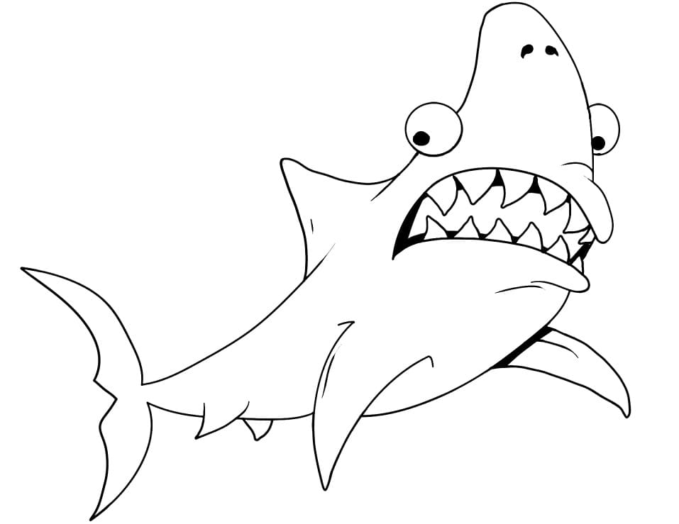 Cartoon Shark 1