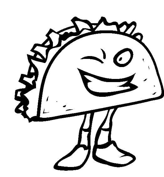 Cartoon Taco