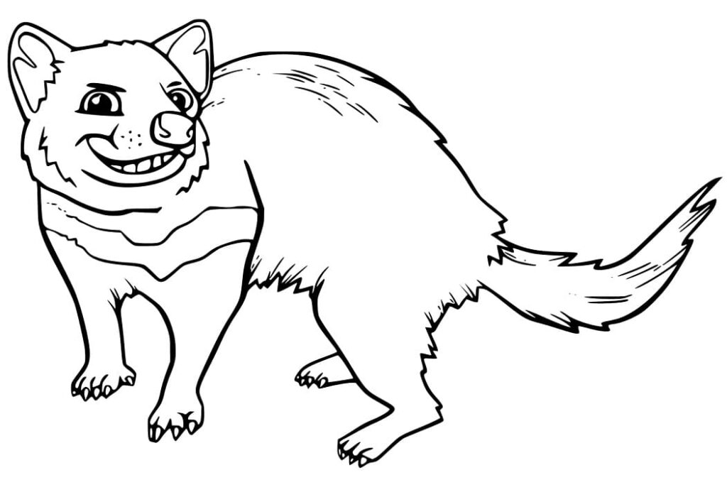 Cartoon Tasmanian Devil