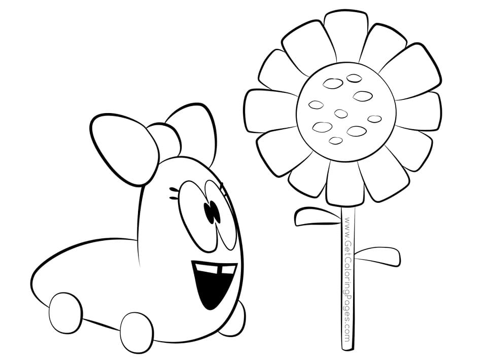 Loula from Pocoyo Coloring Page - Free Printable Coloring Pages for Kids