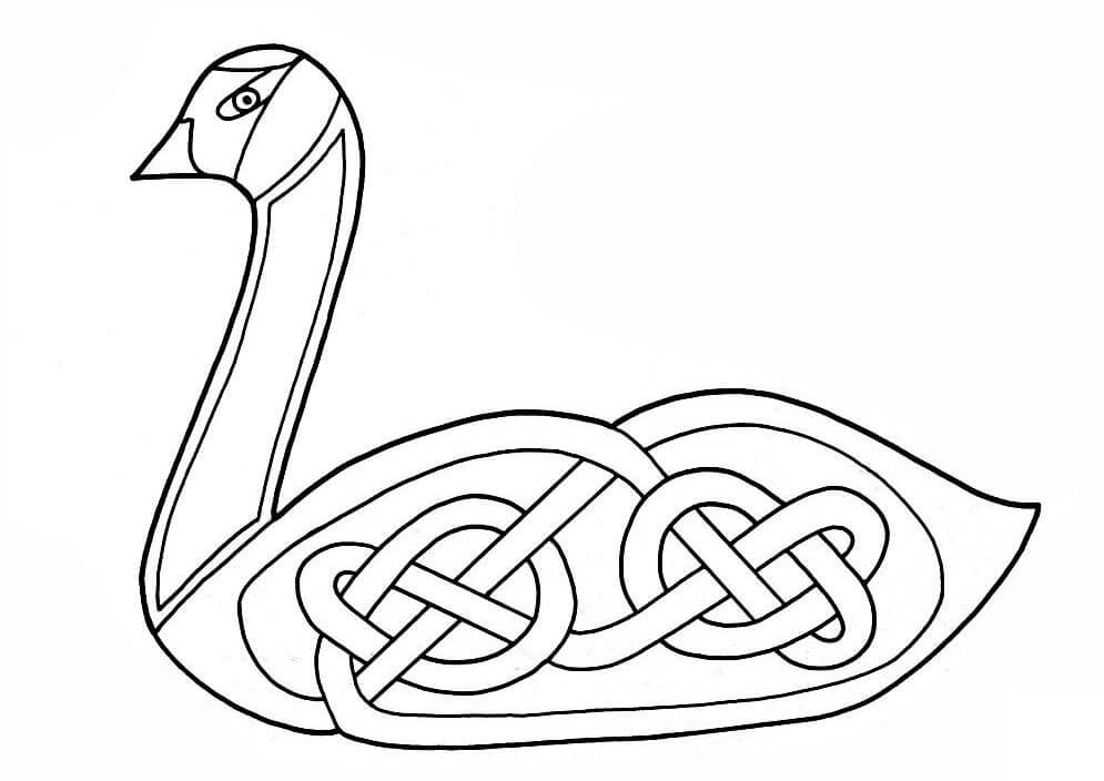 Celtic Swan Design