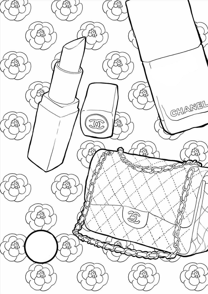 Introducir 88+ imagen chanel coloring pages