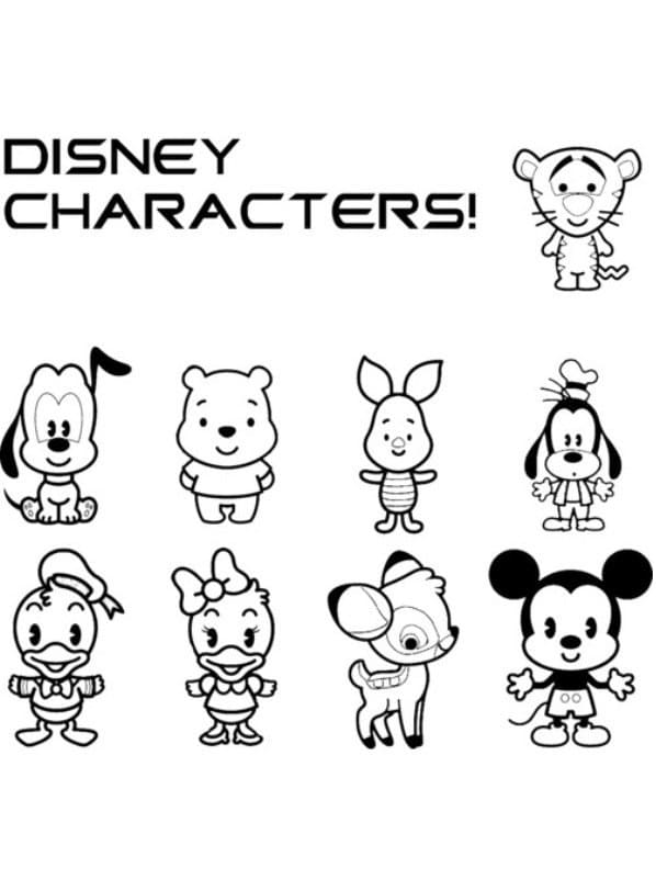 Characters Disney Cuties
