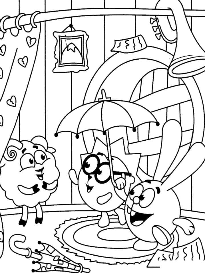 Funny PogoRiki Coloring Page - Free Printable Coloring Pages for Kids