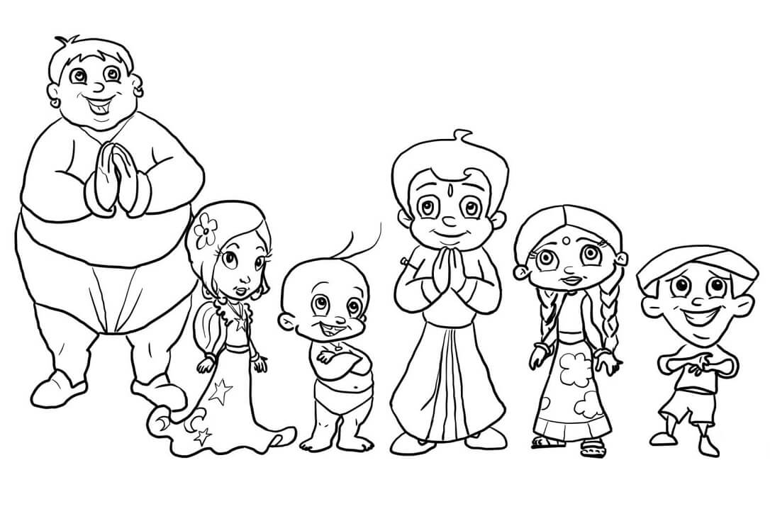 Characters from Chhota Bheem
