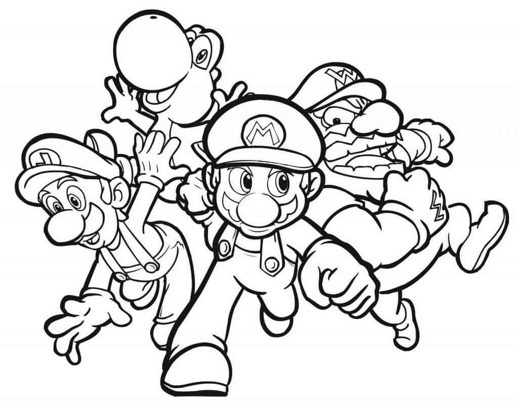 Mario Coloring Pages   Free Printable Coloring Pages for Kids