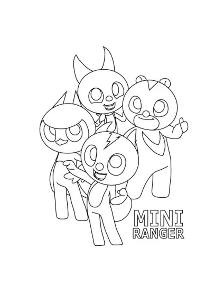 miniforce coloring pages free printable coloring pages for kids
