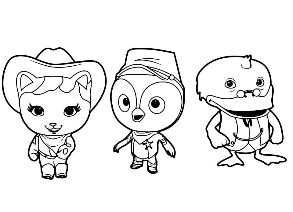 Sparky Sheriff Callie Coloring Page - Free Printable Coloring Pages for