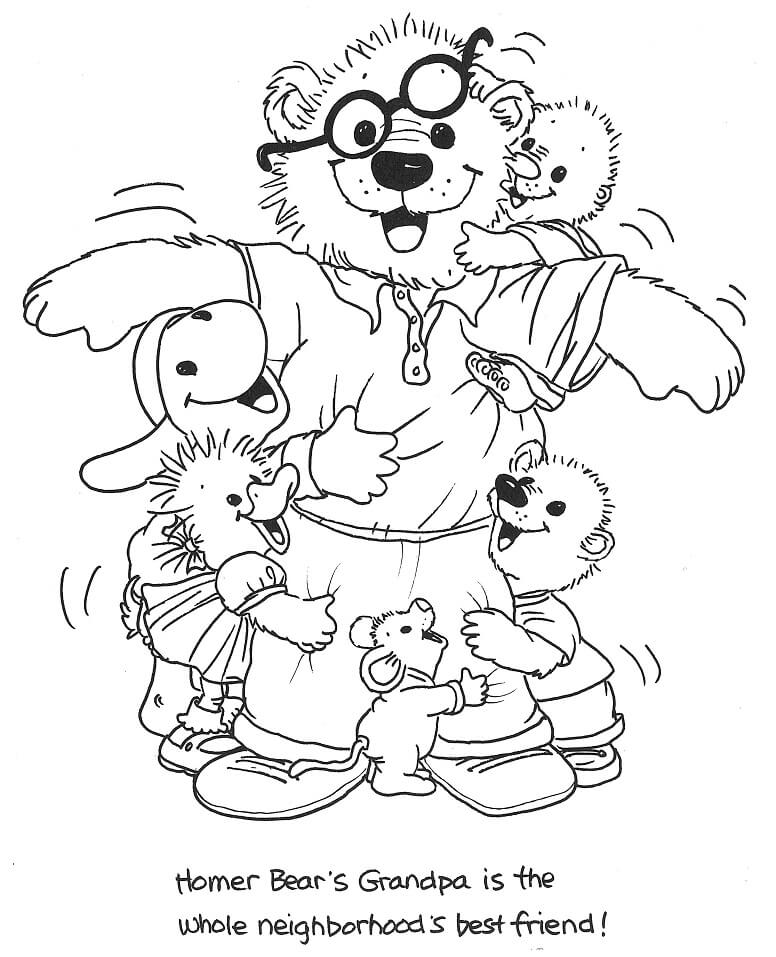 Characters From Suzy S Zoo 3 Coloring Page Free Printable Coloring Pages For Kids