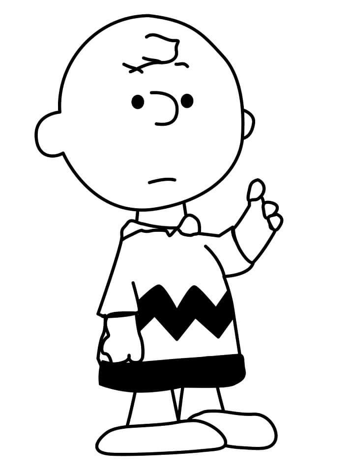 Charlie Brown 1 Coloring Page Free Printable Coloring Pages for Kids