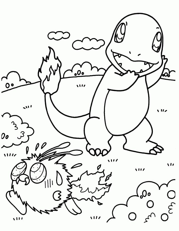 Charmander Coloring Pages Free Printable Coloring Pages For Kids