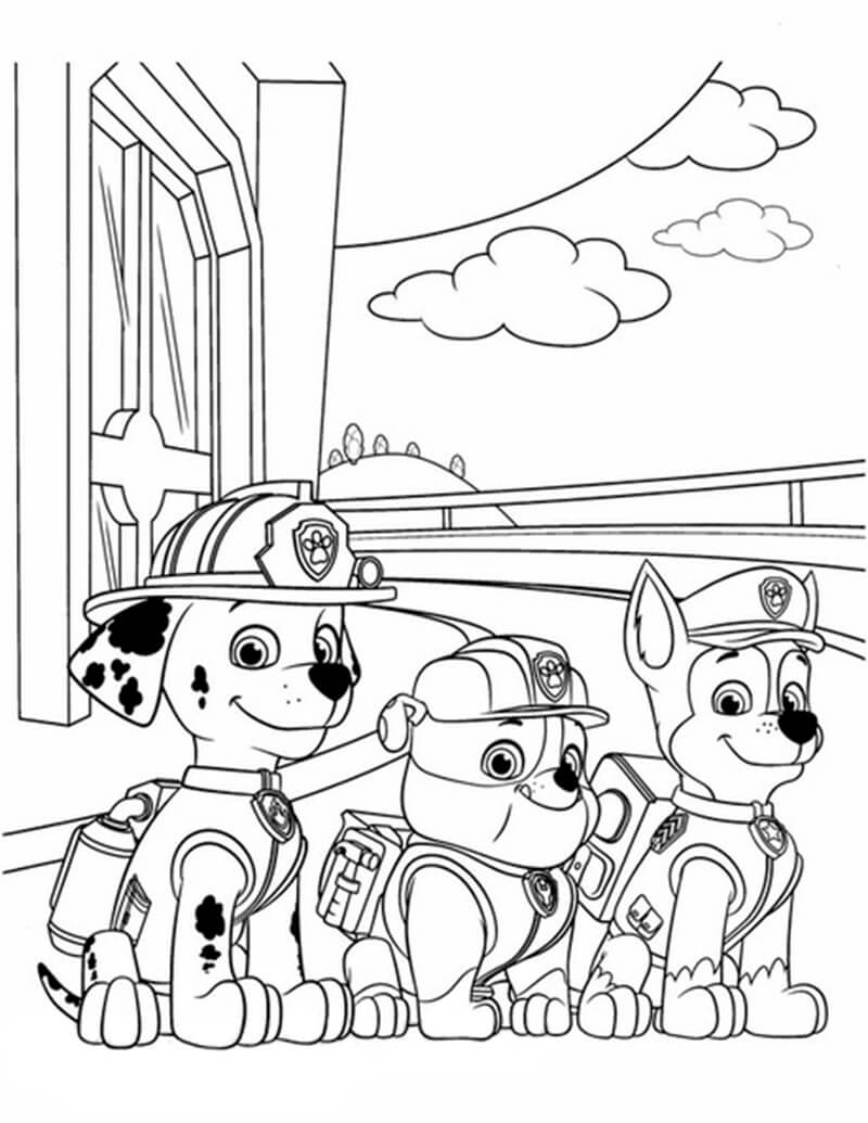 Chase Paw Patrol 14 Coloring Page Free Printable Coloring Pages for Kids