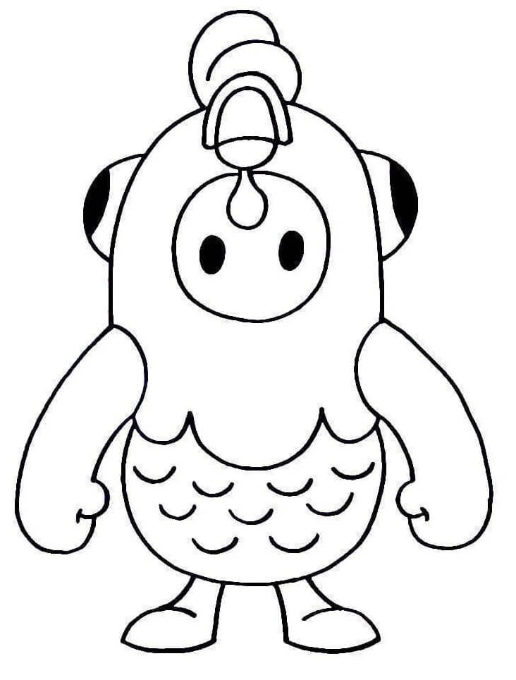 Download Chicken Skin Fall Guys Coloring Page Free Printable Coloring Pages For Kids