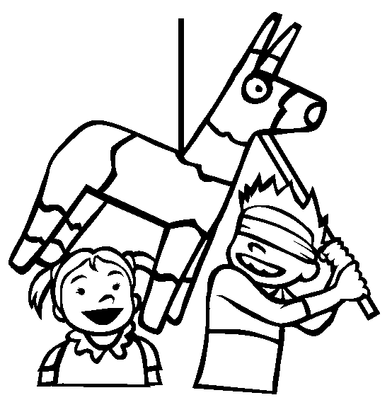 Download Star Pinata Coloring Page - Free Printable Coloring Pages for Kids