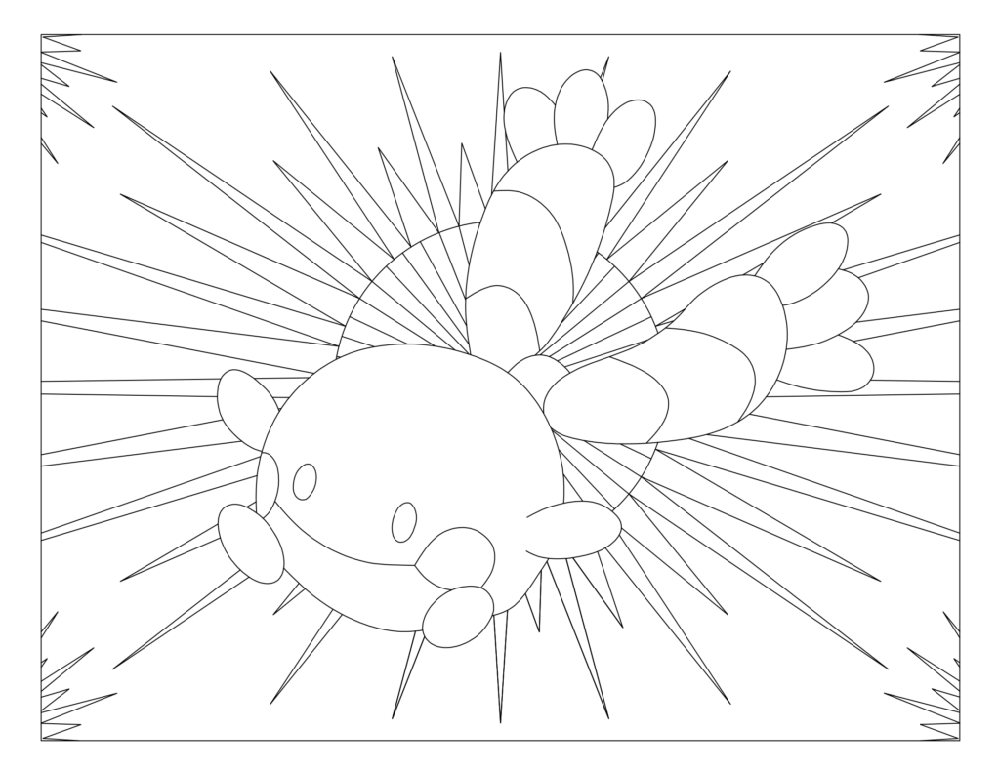 chingling coloring page in black and white pokemon