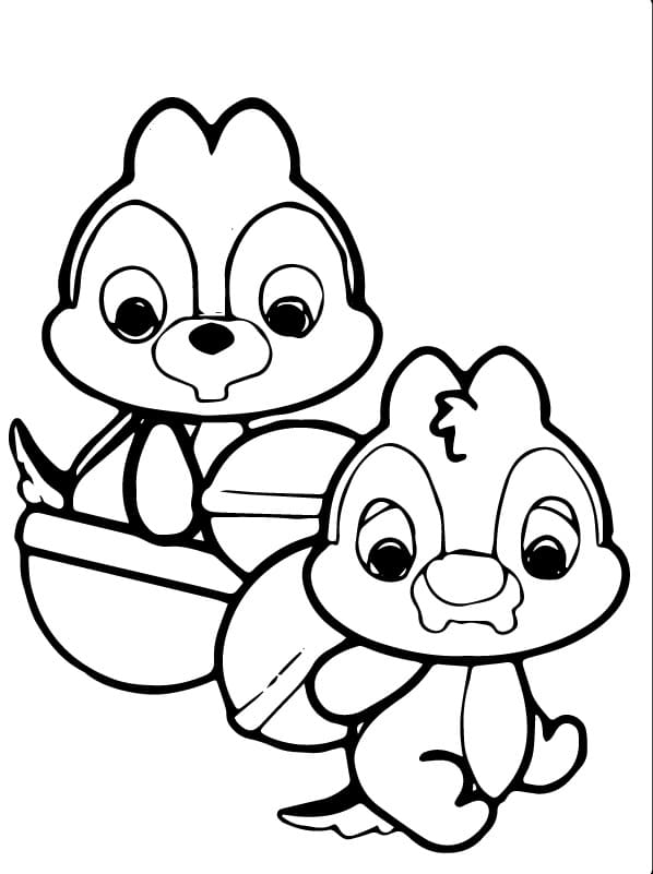 Chip and Dale Disney Cuties