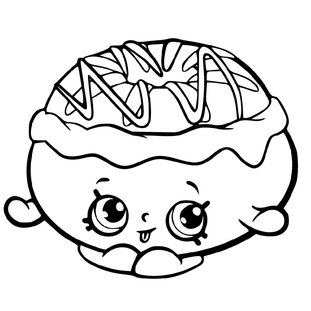 Chrissy Cream Shopkin Coloring Page - Free Printable Coloring Pages for